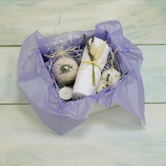 Подарочный набор Нежный лагурус #46