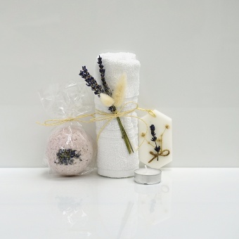 Подарочный набор Нежный лагурус #46