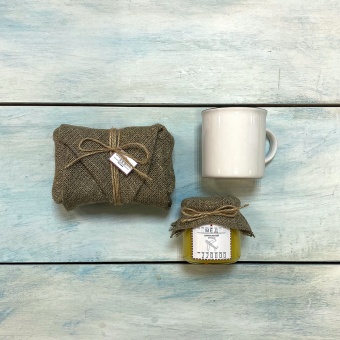 Подарочный набор Бодрый с керамической кружкой #12-3