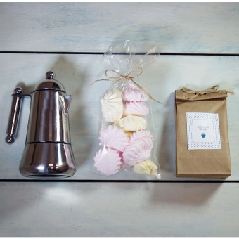 Подарочный набор Кофейный и меренги #22-2