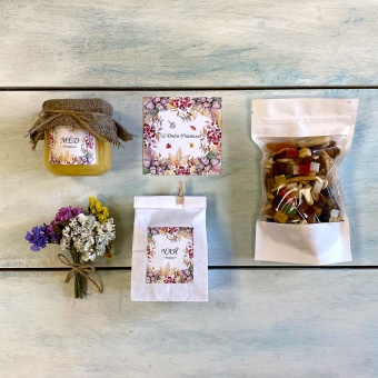 Подарочный набор Праздничный букет учителю #63